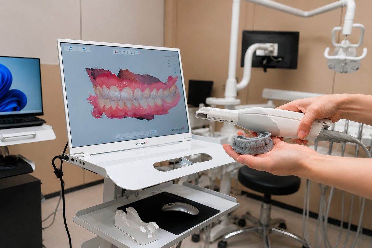 Снятие слепка зубов — цифровое 3D-сканирование